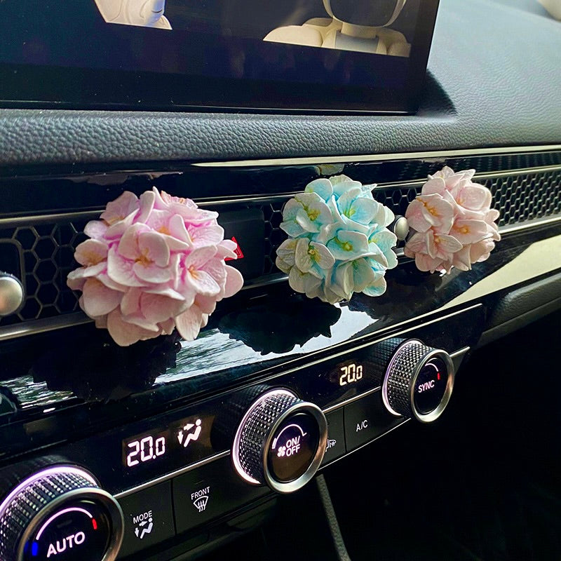 【Hydrangea】Car Air Vent Clip / Car Air Freshener