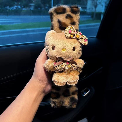 [Leopard Kitty] Seat Belt Cover