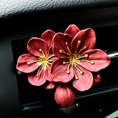 【Plum Blossom】Car Vent Clips & Car Aromatherapy Diffuser