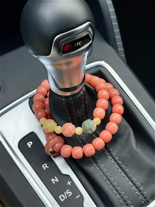 [Natural Bodhi Seeds] Decorative Clutch Chain / Rearview Pendants / Bracelet