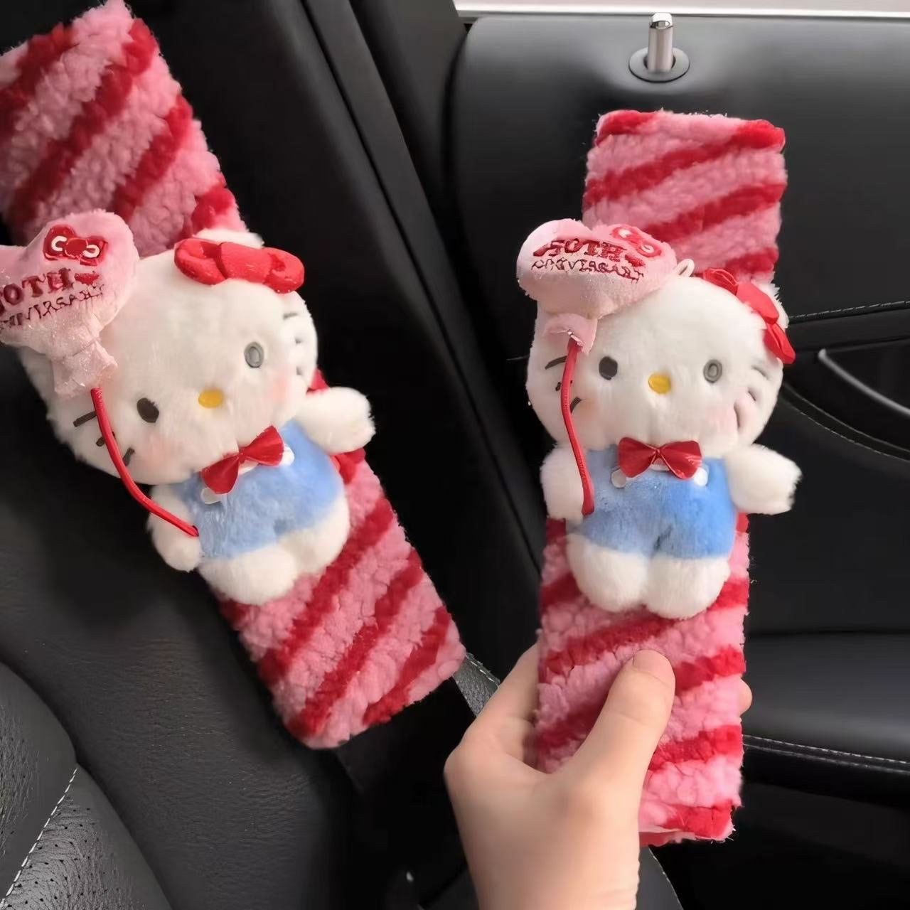 [Balloon Kitty] Seat Belt Cover Belt Pad