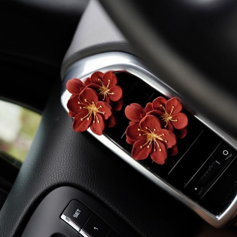 【Plum Blossom】Car Vent Clips & Car Aromatherapy Diffuser